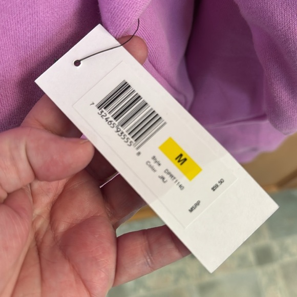 DKNY Pink Sweatshirt New with Tags size Medium crew neck sz Medium - Picture 6 of 13